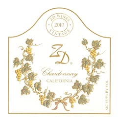 Wine Label for ZD Wines
